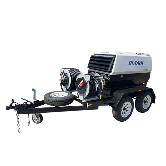 Portable Compressor 49HP  185CFM ROTAIR MDVN 53K