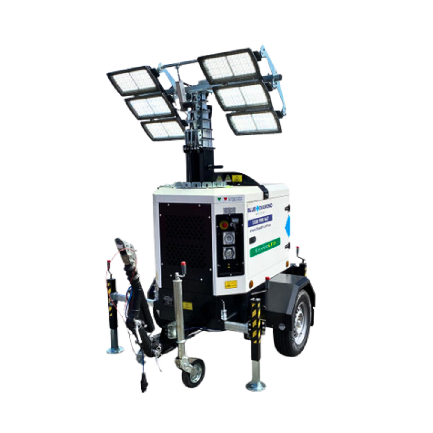 EnviroLED Mobile Light Tower  City Silent Eco LED